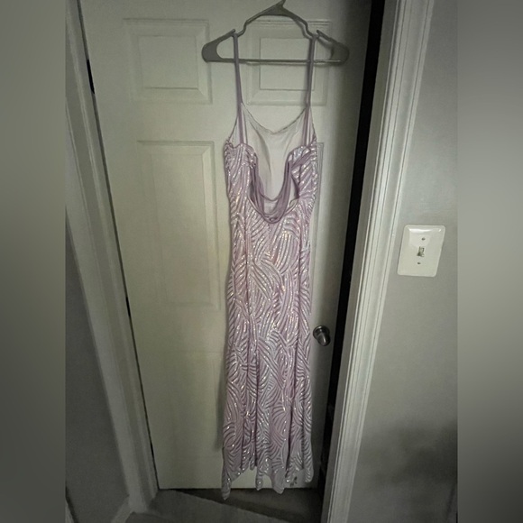 Size 7 Prom Dress, sparkle lavender, Nordstrom - Picture 5 of 10